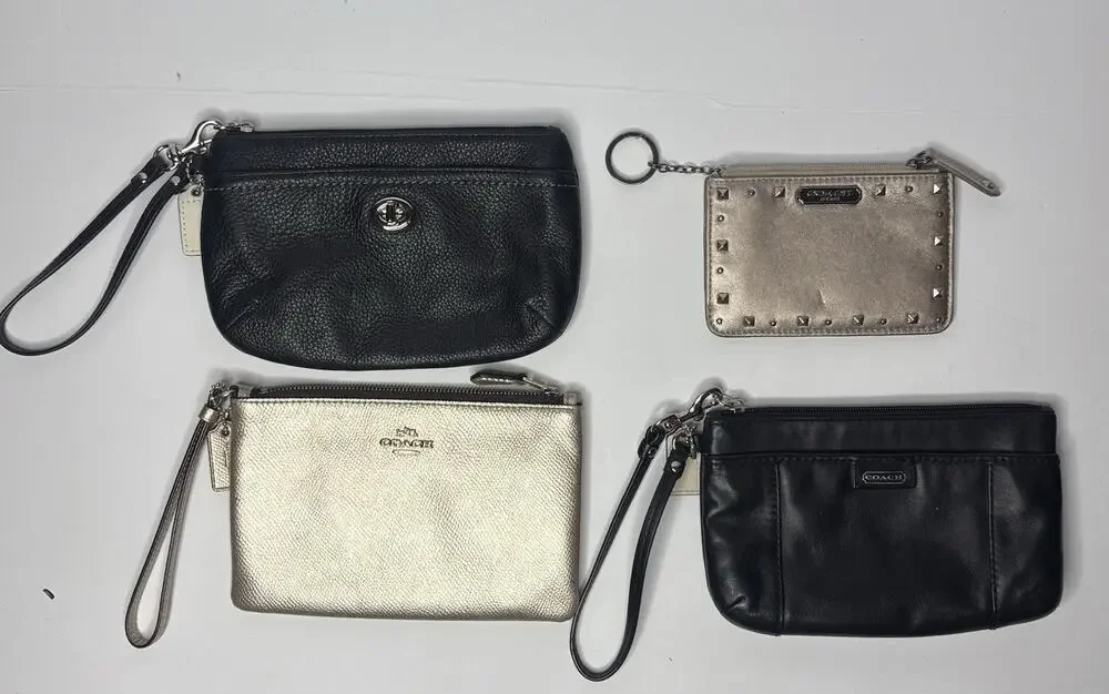 Coach Leather Wallet Bundle